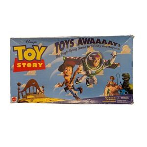 Toy Story Toys Awaaaay! Mattel Board Game Vintage 1995 Game Complete